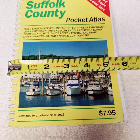 Atlas Hagstrom  NY Western Suffolk County -Spiral Bound Pocket Atlas - Picture 5 of 12